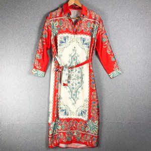 Zara Kimono Dress Size Red Size Medium